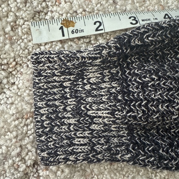 Forever 21 Black & White Marled Knit Cotton Sweater Women’s Small - Picture 4 of 8